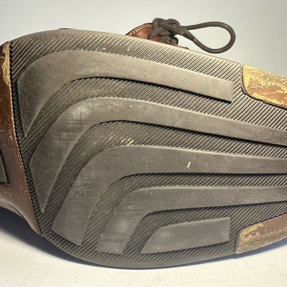 Bacco Bucci Men’s 9 Oxford Brown Leather Dress Shoes Made In Italy - Picture 9 of 15